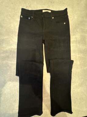 Gap 1969 Gap For Good Straight Leg Black Jeans Size 27